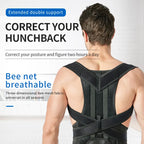 Posture Corrector – Upper Back & Shoulder Support | Adjustable Brace for Daily Wear at Home or Work