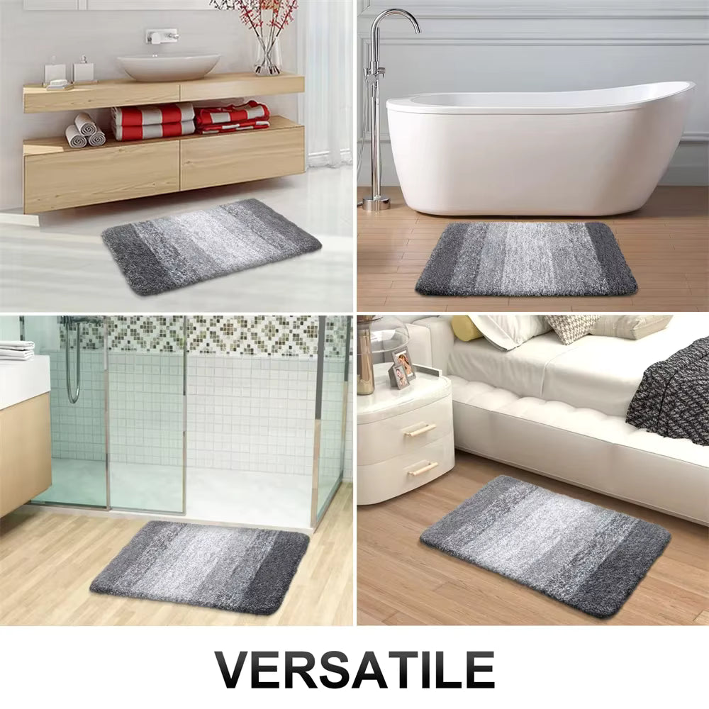 Bathroom Rugs - Non Slip Bathroom Mat - Absorbent Quick-Dry