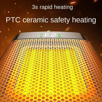 3D Dynamic Flame Electric Heater | 1500W Portable, ECO-Friendly & Fast Heating for Bathroom and Home Use