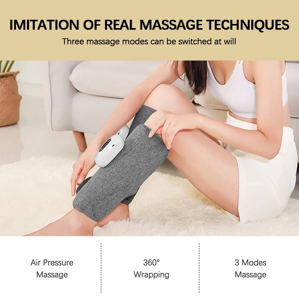 Electric Leg Massager – Air Compression | Calf Massage With 3 Massage Modes