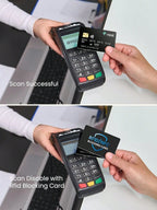 RFID Blocking Card 2 Pack – Wallet Protection | NFC Anti Theft Debit Credit Card Protector, Anti-Theft Contactless NFC Blocker, Entire Wallet Protection