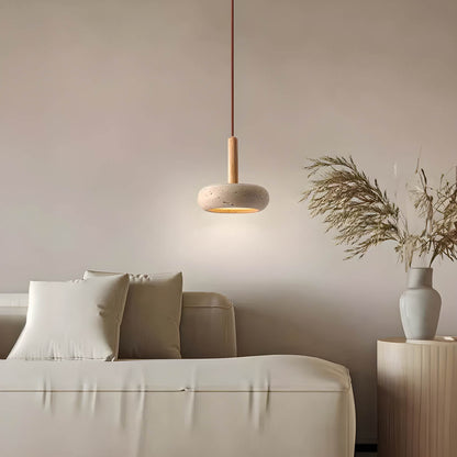 Eldoria™ | LED Hanging Light Fixture | Timeless Stone Design | Perfect for Living Room & Entryway Lighting