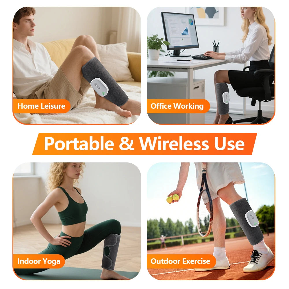 Electric Leg Massager – Air Compression | Calf Massage With 3 Massage Modes