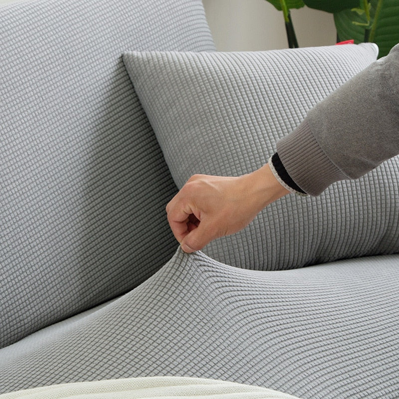 Textured Stretch Sofa Cover | Non-Slip, Machine Washable & Protective for 1-Seater, 2-Seater, and 3-Seater Sofas