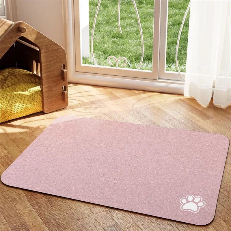 Waterproof Pet Mat – Absorbent & Quick-Dry Floor Placemat for Dogs & Cats
