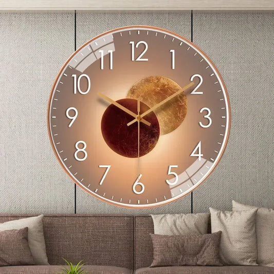 Timeless Whisper™ | Silent Classic Wall Clock | Non-Ticking Design for Bedroom & Office Decor