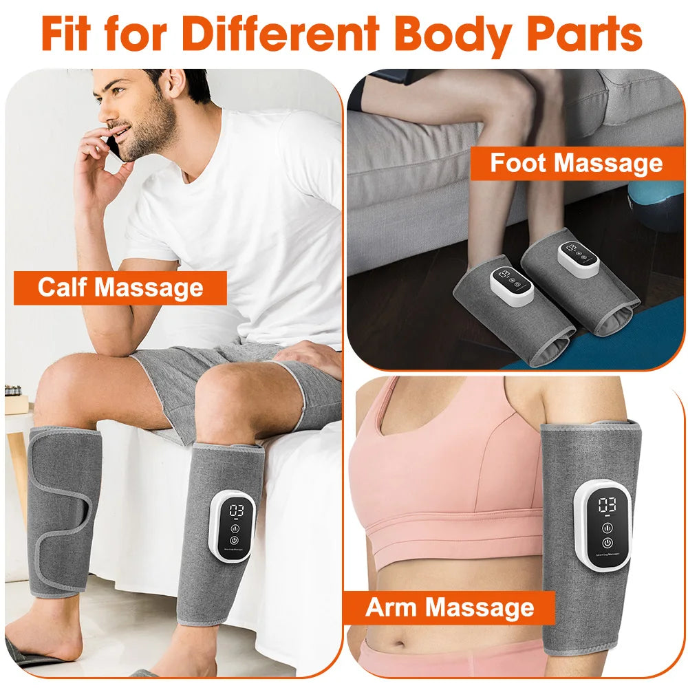 Electric Leg Massager – Air Compression | Calf Massage With 3 Massage Modes