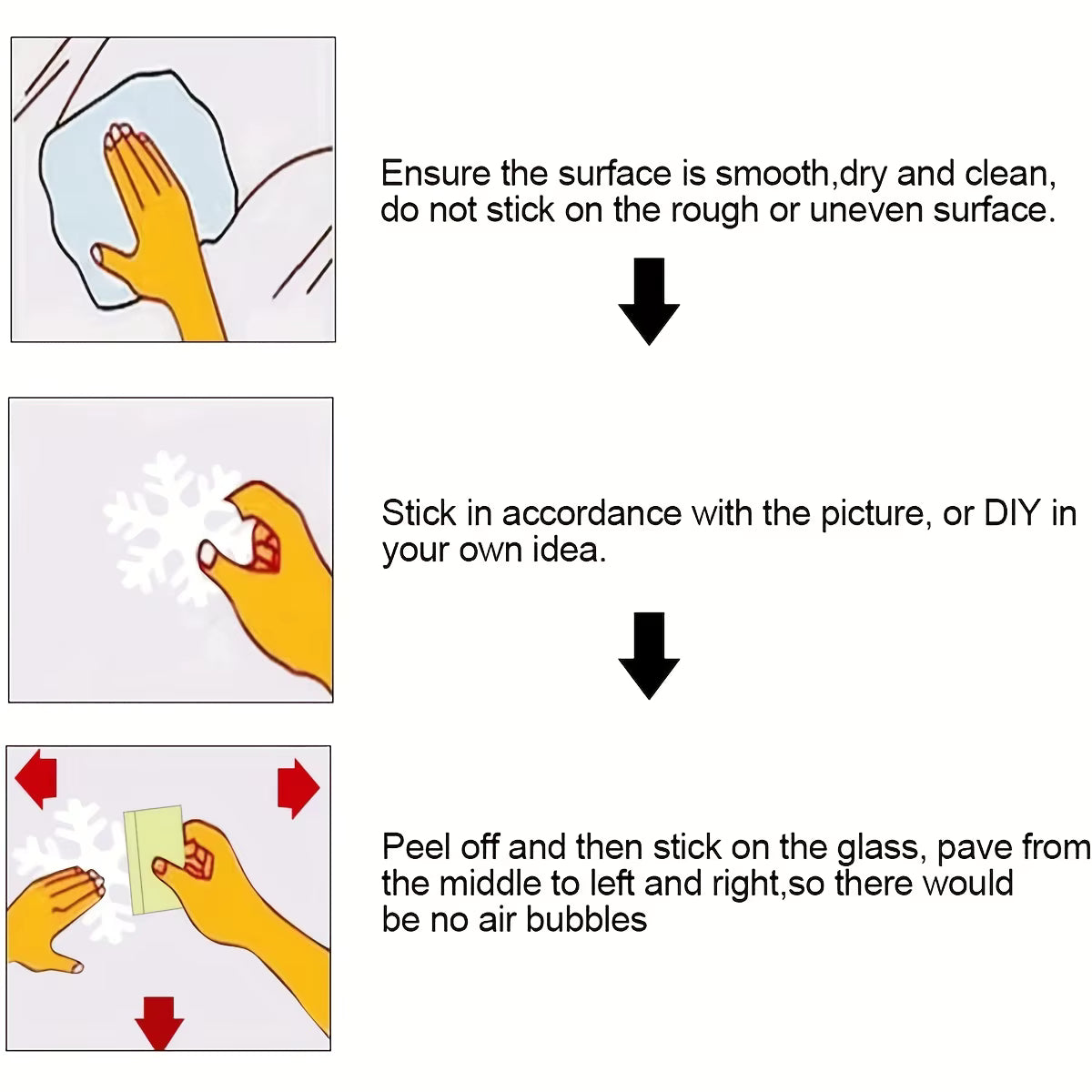 Christmas Window Clings - Window stickers For Christmas Decorations