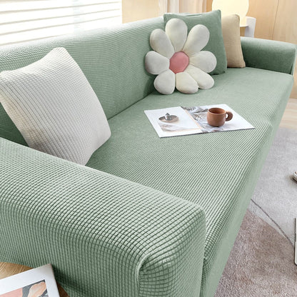 Textured Stretch Sofa Cover | Non-Slip, Machine Washable & Protective for 1-Seater, 2-Seater, and 3-Seater Sofas