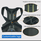 Posture Corrector – Upper Back & Shoulder Support | Adjustable Brace for Daily Wear at Home or Work