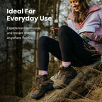 Hand Warmer Power Bank - 3 Heat Modes, Built In Light & Fast Charging