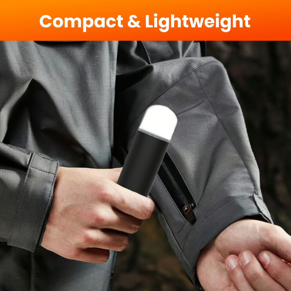 Hand Warmer Power Bank - 3 Heat Modes, Built In Light & Fast Charging