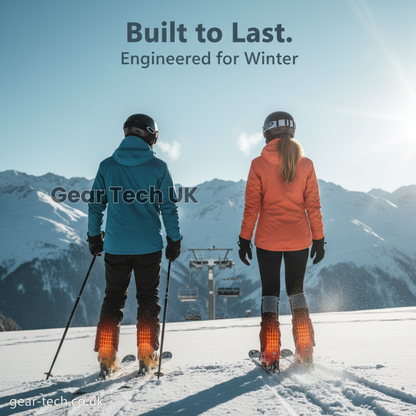 Rechargeable Heated Ski Socks & Foot Warmers – Electric Thermal Socks for Skiing, Snowboarding & Winter Sports UK