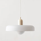 Scandi Bauhaus Pendant Light – Stylish Orange Ceiling Lamp for Contemporary Spaces