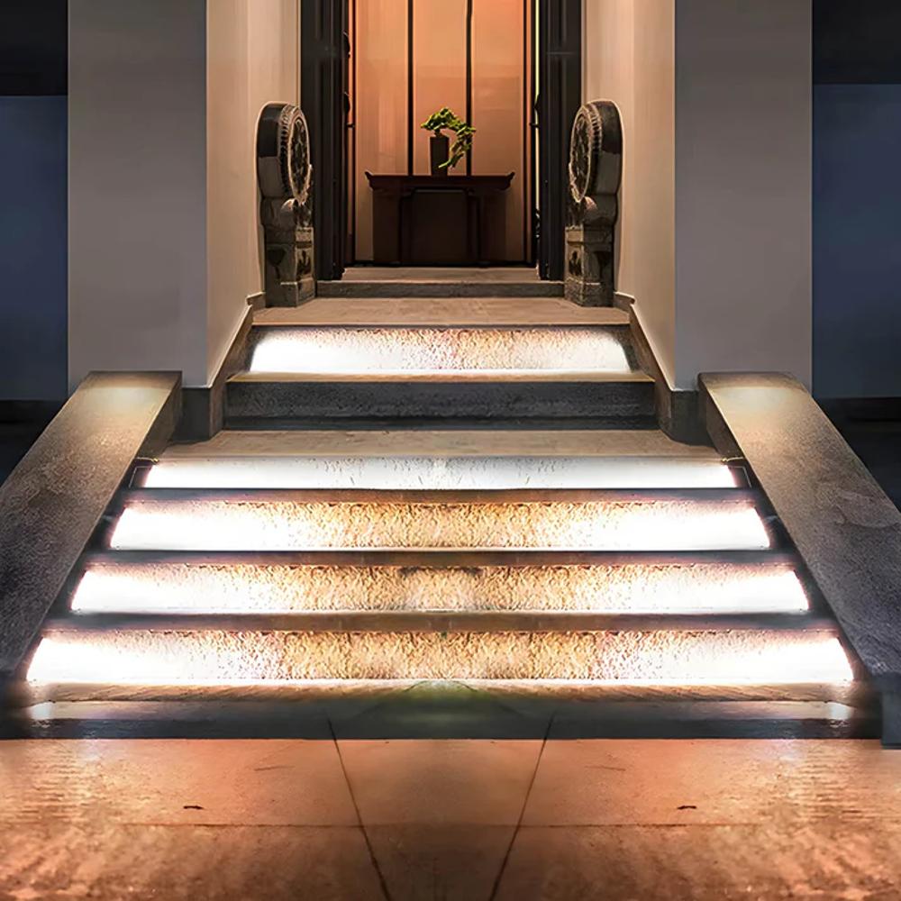 Outdoor Solar Stair Lights | Energy-Efficient LED. Weather-Resistant & Ideal for Garden Pathways and Driveways