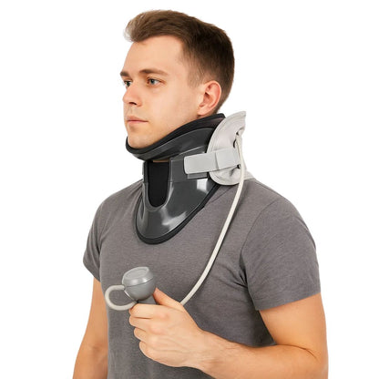 Cervical Traction Device for Spinal Decompression and Posture Support – Cervical Retractor for Neck Pain Relief Aid