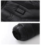 Unisex Waterproof Electric Heated Jacket | 21 Heating Zones, Lightweight & Ideal for Outdoor Activities in Cold Weather