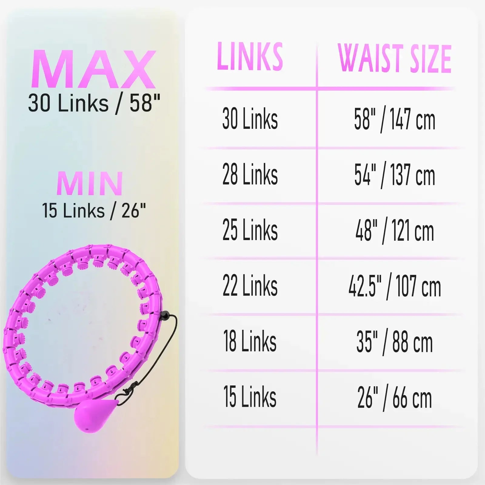 Smart Weighted Hula Hoop – Exercise Hoop with Counter | Core training Indoor Home Workout