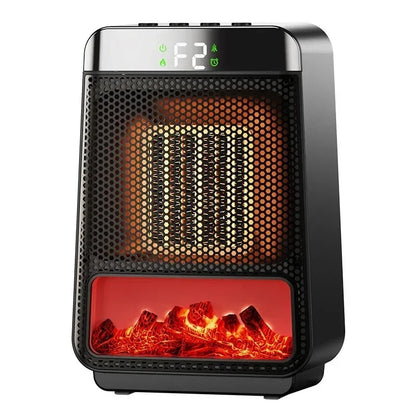 3D Dynamic Flame Electric Heater | 1500W Portable, ECO-Friendly & Fast Heating for Bathroom and Home Use