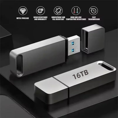 USB 3.2 Flash Drive | High-Speed, Durable Metal Housing & Waterproof for Windows and Mac OS