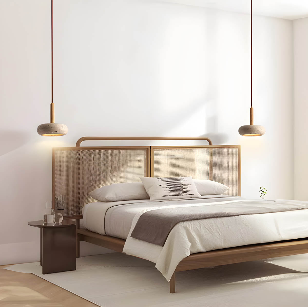 Eldoria™ | LED Hanging Light Fixture | Timeless Stone Design | Perfect for Living Room & Entryway Lighting