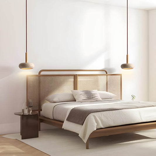 Eldoria™ | LED Hanging Light Fixture | Timeless Stone Design | Perfect for Living Room & Entryway Lighting