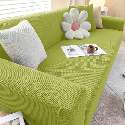 Textured Stretch Sofa Cover | Non-Slip, Machine Washable & Protective for 1-Seater, 2-Seater, and 3-Seater Sofas