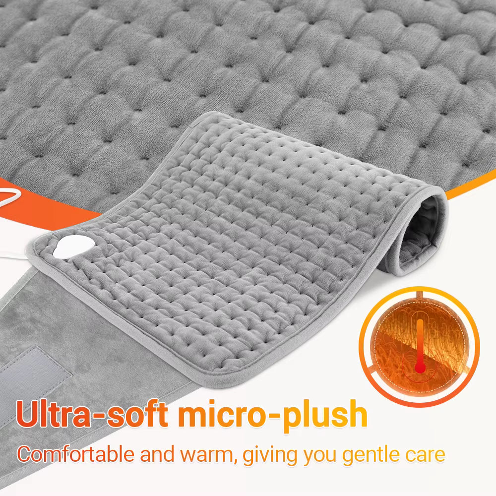 Heating Pad for Back – Portable Adjustable Heat Pad for Muscle & Joint Pain Relief