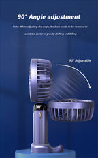 Powerful Handheld Fan – Rechargeable Mini Fan for Instant Cooling