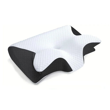 Memory Foam Cervical Pillow | Ergonomic 2-in-1 Design for Neck Pain Relief & Comfortable Sleep