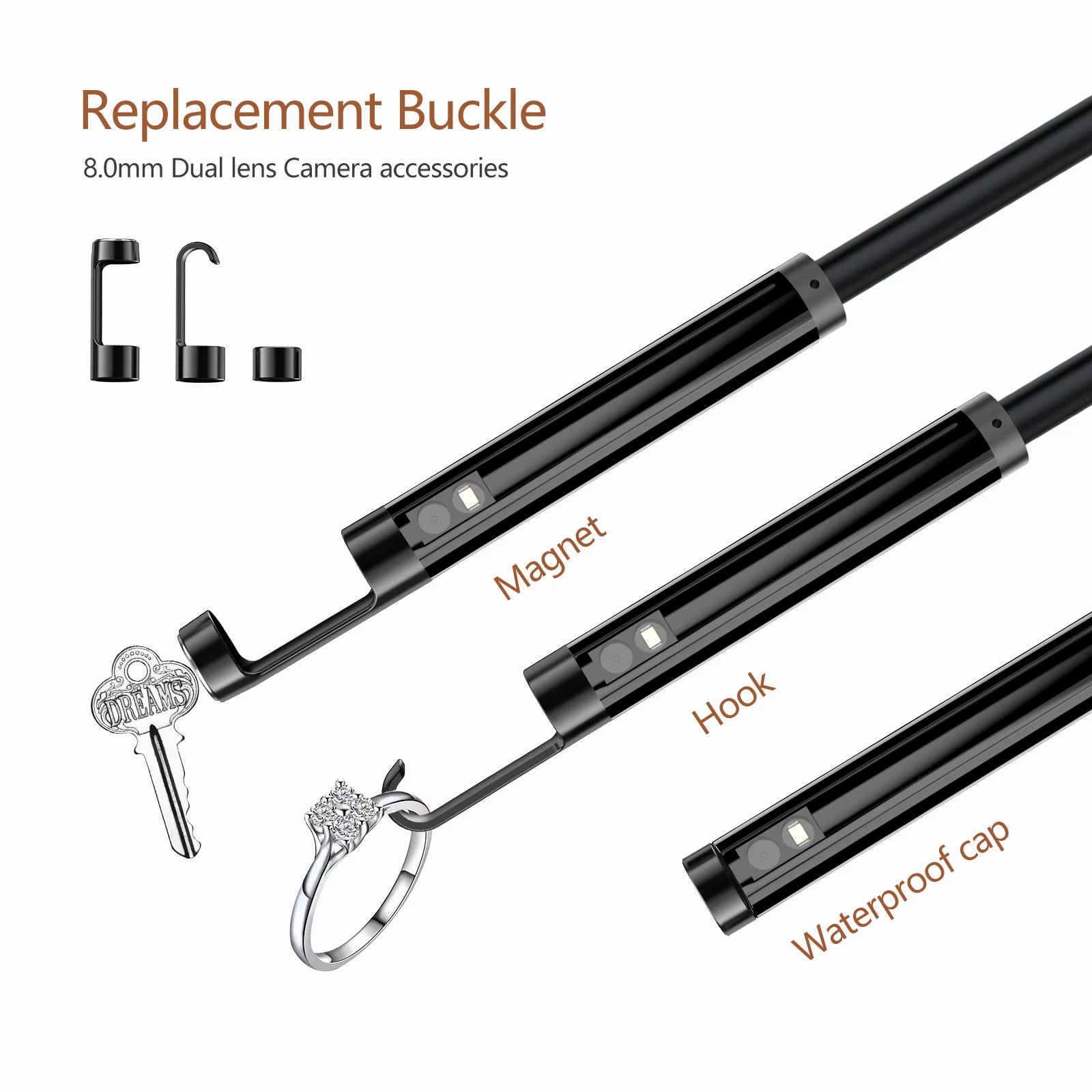 Endoscope Camera – Industrial Pipe Inspection | 4.3" IPS 1080P Pipe Borescope Camera