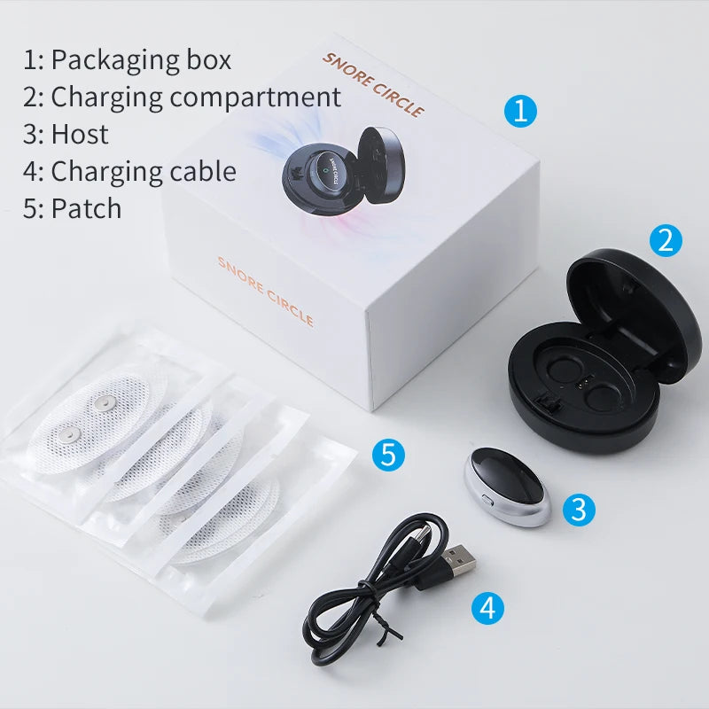 Anti Snoring Device – Dual Pulse Muscle Stimulator | Sleep Aid for Solve Snoring Support