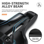 High Elastic Shock Absorbing Bicycle Saddle | Waterproof, Breathable & Comfortable for Mountain and Road Biking