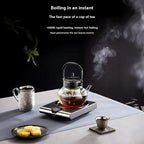 Electric Hot Plate | Japanese Portable Electric Stove - 1000W Rapid Heating, Touch Control & Ideal for Cooking and Tea Brewing