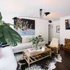 LED Ceiling Light Fixture - Serge Mouille Style - Adjustable Arm Design for Living Room & Modern Spaces