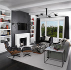 LED Ceiling Light Fixture - Serge Mouille Style - Adjustable Arm Design for Living Room & Modern Spaces