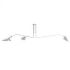 LED Ceiling Light Fixture - Serge Mouille Style - Adjustable Arm Design for Living Room & Modern Spaces