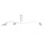 LED Ceiling Light Fixture - Serge Mouille Style - Adjustable Arm Design for Living Room & Modern Spaces