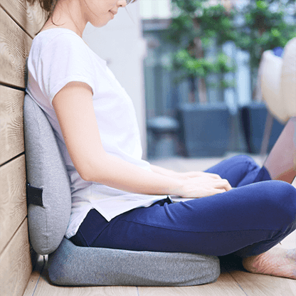Orthopedic Seat Cushion Set | Pain Relief for Tailbone & Lumbar Support for Office, Car & Home Use