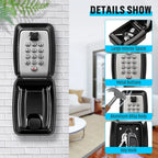 Waterproof Wall-Mounted Key Safe Box | Secure, Durable & Ideal for Outdoor Use