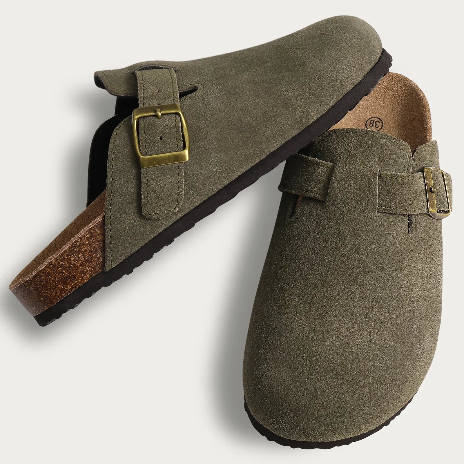 Suede Orthopedic Style Clogs – Supportive Comfort Shoes for Men and Women | Daily Use