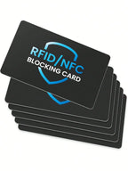 RFID Blocking Card 2 Pack – Wallet Protection | NFC Anti Theft Debit Credit Card Protector, Anti-Theft Contactless NFC Blocker, Entire Wallet Protection