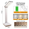 Image of LED Table Lamp | Reading Light | USB Rechargeable. Dimmable & Touch-Controlled for Reading