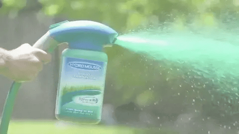 Liquid Lawn Hydro Mousse Spray On Grass Seed | Easy Application for Patchy Lawns & High-Traffic Areas