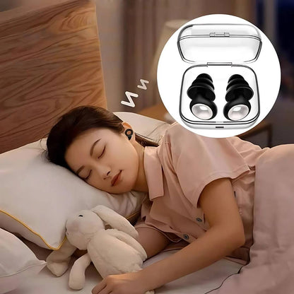 SilentGuard Sleeping Earplugs | Comfortable, Noise-Reducing Design for Restful Sleep and Sound Isolation