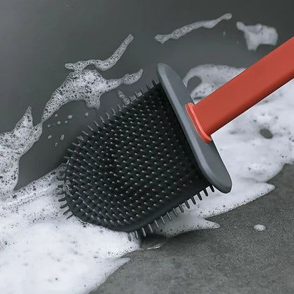 Silicone Toilet Brush | Flexible, Long-Lasting Bristles for Advanced Bathroom Hygiene