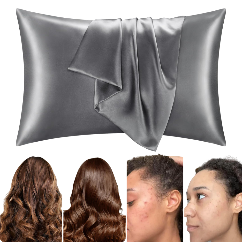 Silk Pillowcase – 100% Real Mulberry Silk for Hair & Skin – Cooling, Frizz-Free & Anti-Wrinkle Pillowcase UK