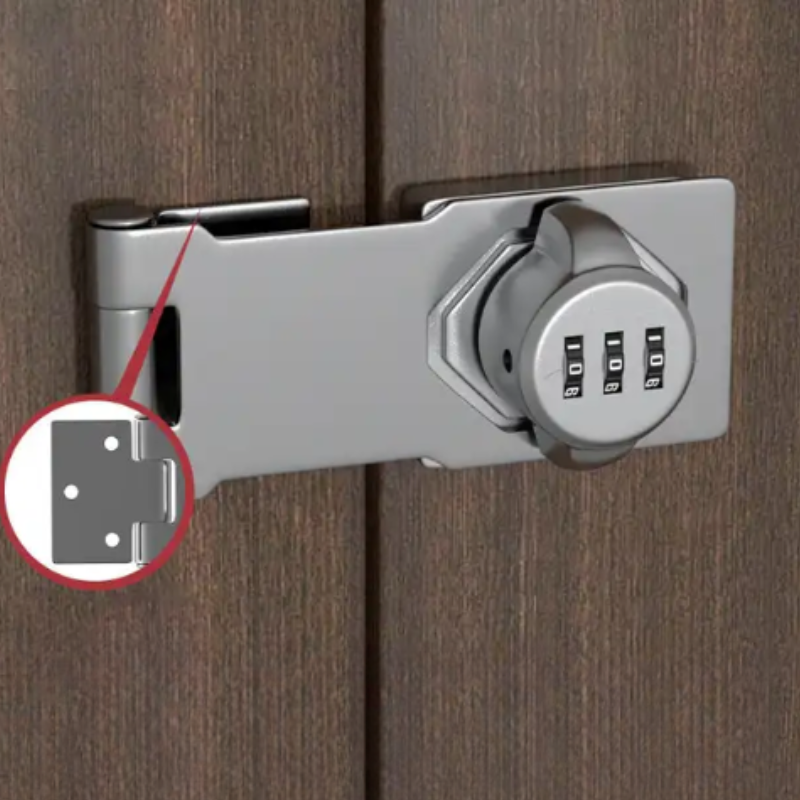 Keyless Cabinet Protection Lock | Durable Zinc Alloy, 1000 Combinations & Easy Installation for Home Security