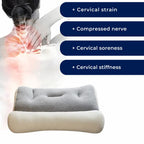 Orthopaedic Pillow for Neck Pain UK – Orthopedic Neck Pillow for Cervical Spine Support, Pain Relief & Reduced Snoring for All Sleep Positions