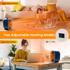 Small Energy Efficient Space Room Electric Heater Portable Low Energy Power Saving